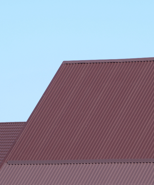 Red metal roof