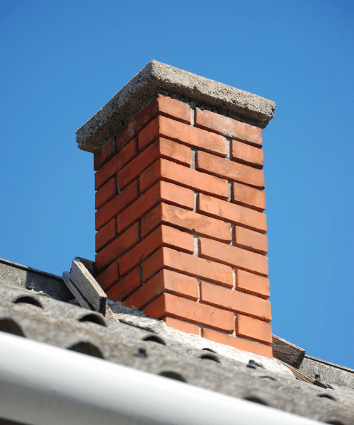 Red brick chimney