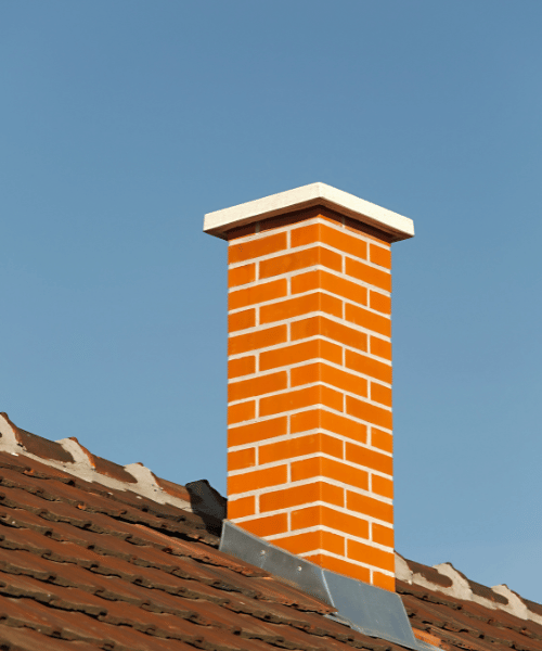 Roof and chimney repaired